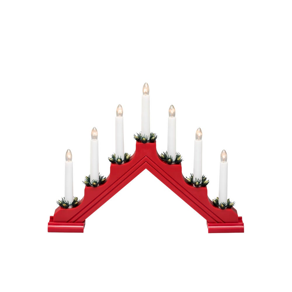 Plastic candlestick 7 bulb