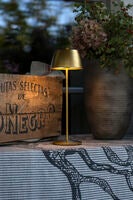 Èze bordslampa Matt Koppar USB