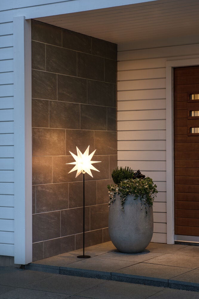 3D Star Standing White LED