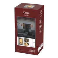 Carpi wall E27 brassplated