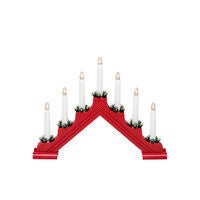 Plastic candlestick 7 bulb