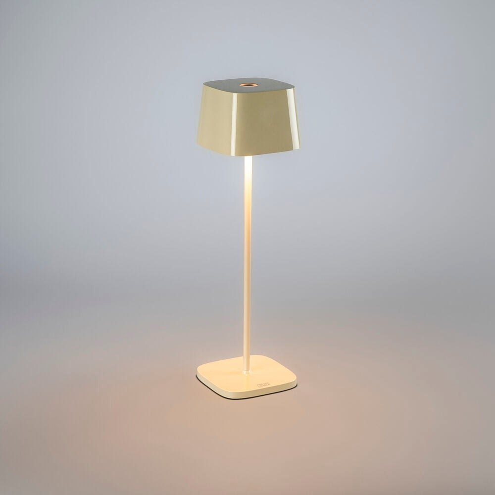 Capri bordslampa gräddvit USB