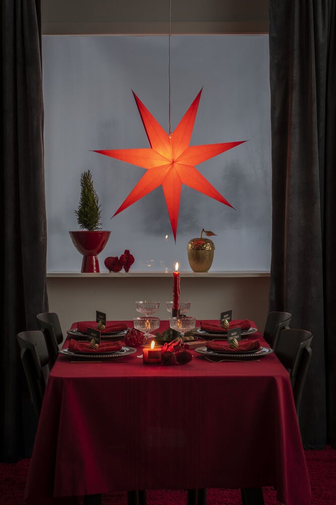 Pappersstjärna röd 78 cm