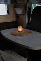 Rechargeable Glass Candle. LED