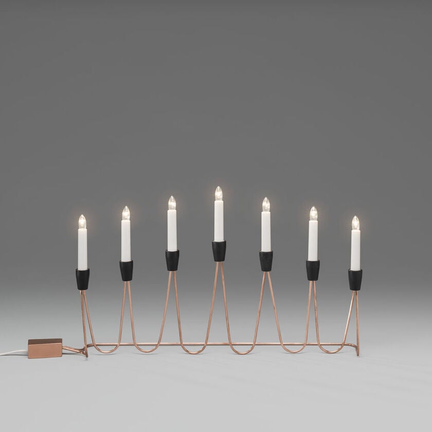 Elljusstake 7 lj koppar