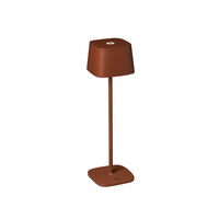 Capri table lamp USB teracotta