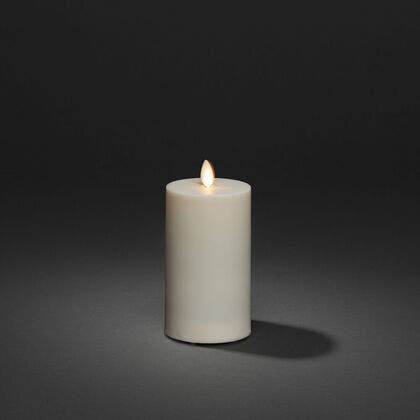 B/O candle LED 7,6x18cm
