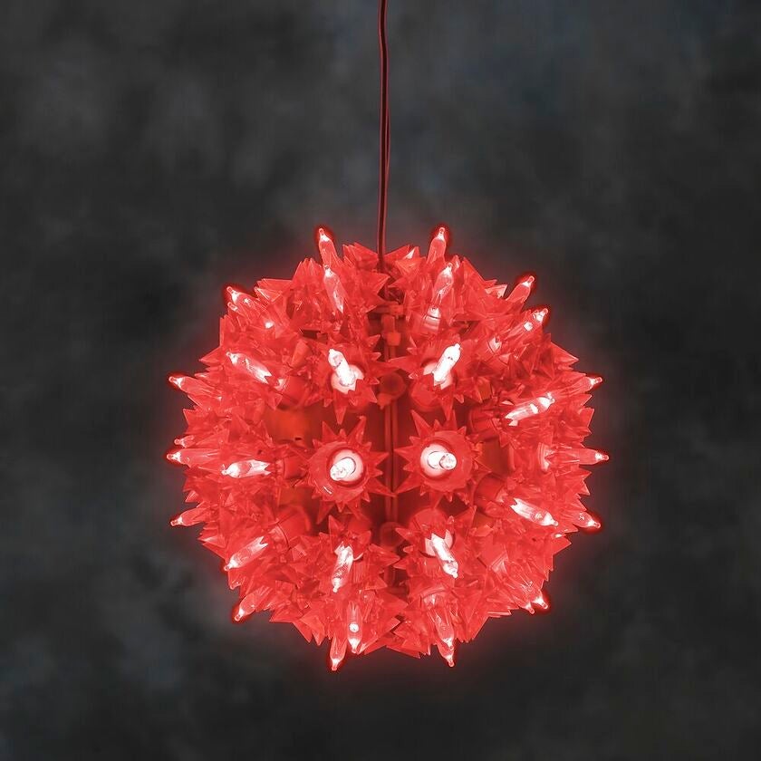 Hanging ball red, 50 LED