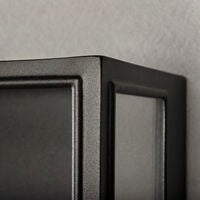 Carpi vägglykta L svart E27