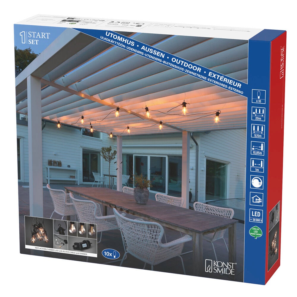 Startset E27 10 LED utbytbar