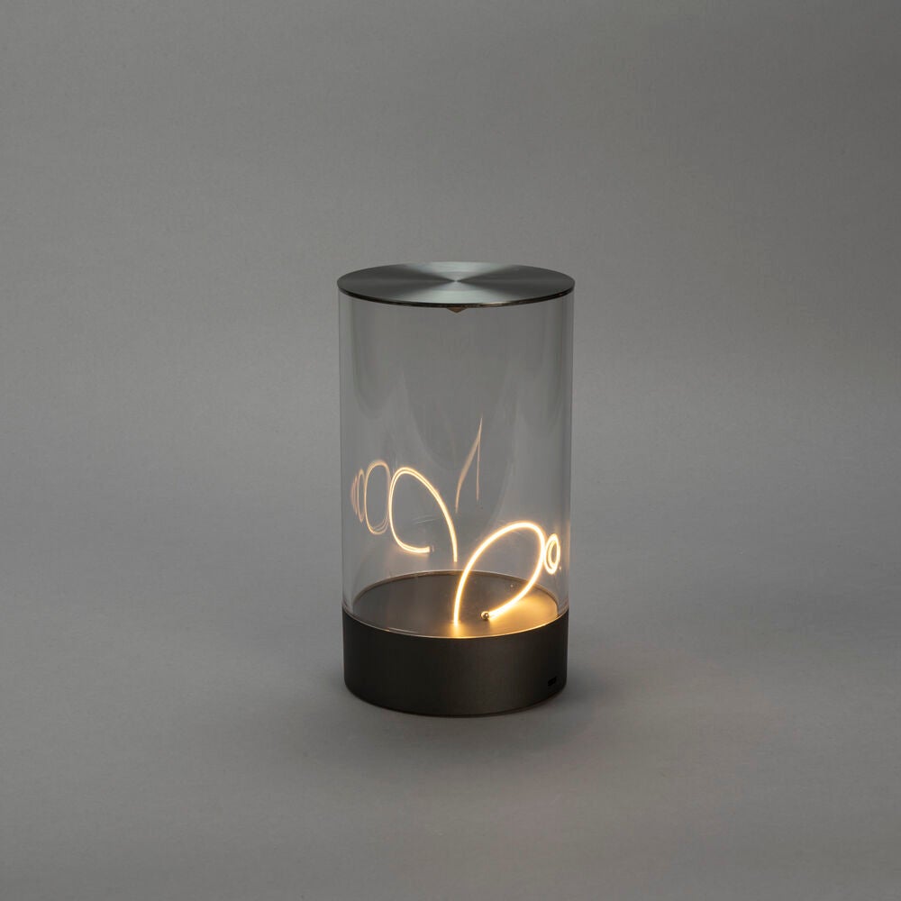 Edison M bordslampa M.Grå USB