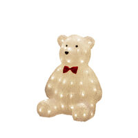 Acrylic Teddy Bear 38cm 64 LED