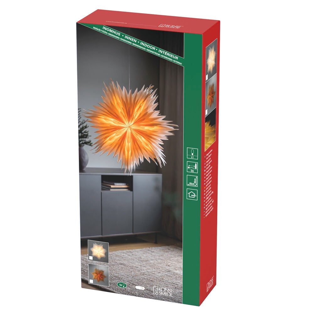 Paper star 78cm pearlescent