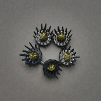 Candle rings - Golden Cone