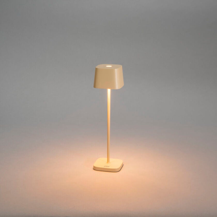 Capri mini bordslampa Sand USB