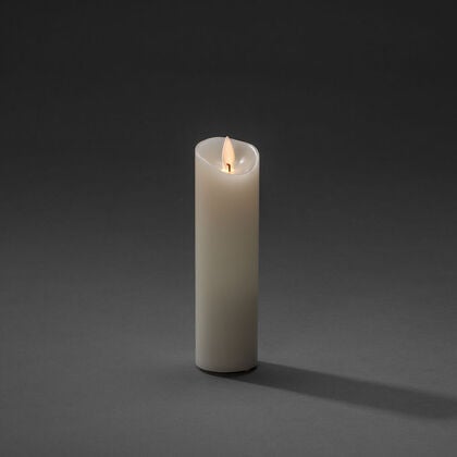 Vaxljus 5x17,8 cm LED vitt