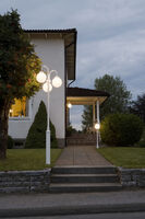 Arcturus 3-arm lykta ex stolpe