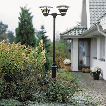 Gemini Twin Post Light M.Black