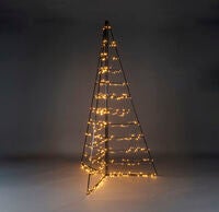 LED Metall Pyramide, 651 bern.