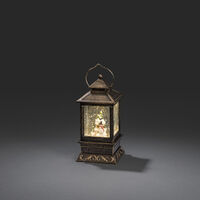 Vattenfylld minilykta snögubbe