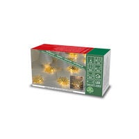 LED Dekolichterkette, goldfarb