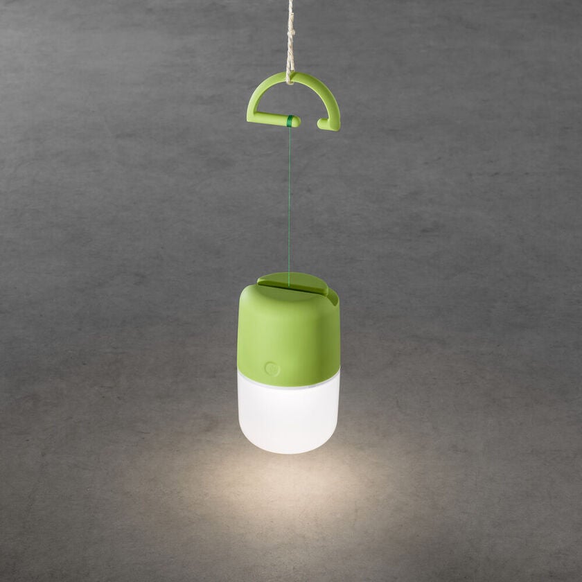 Assisi solcell/USB LED grön