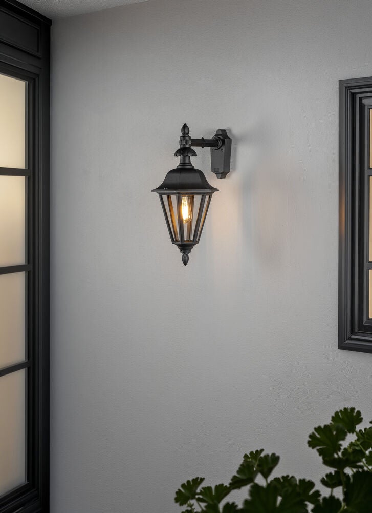 Pallas Down Wall Light M.Black