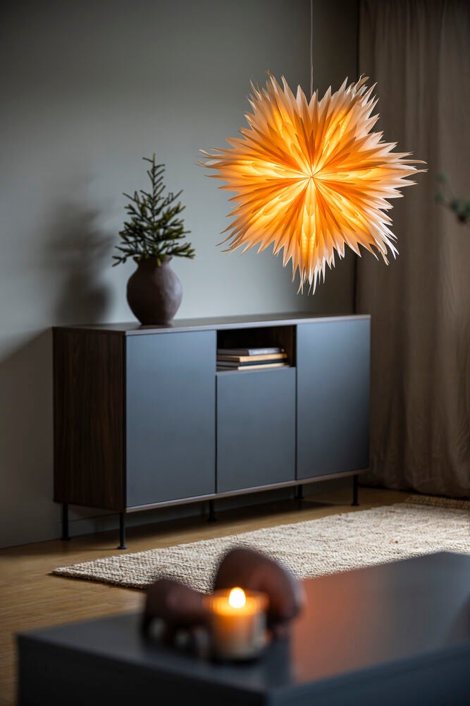 Pappersstjärna pärlemo 60cm