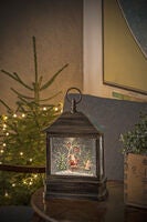 Water Lantern Santa & Child