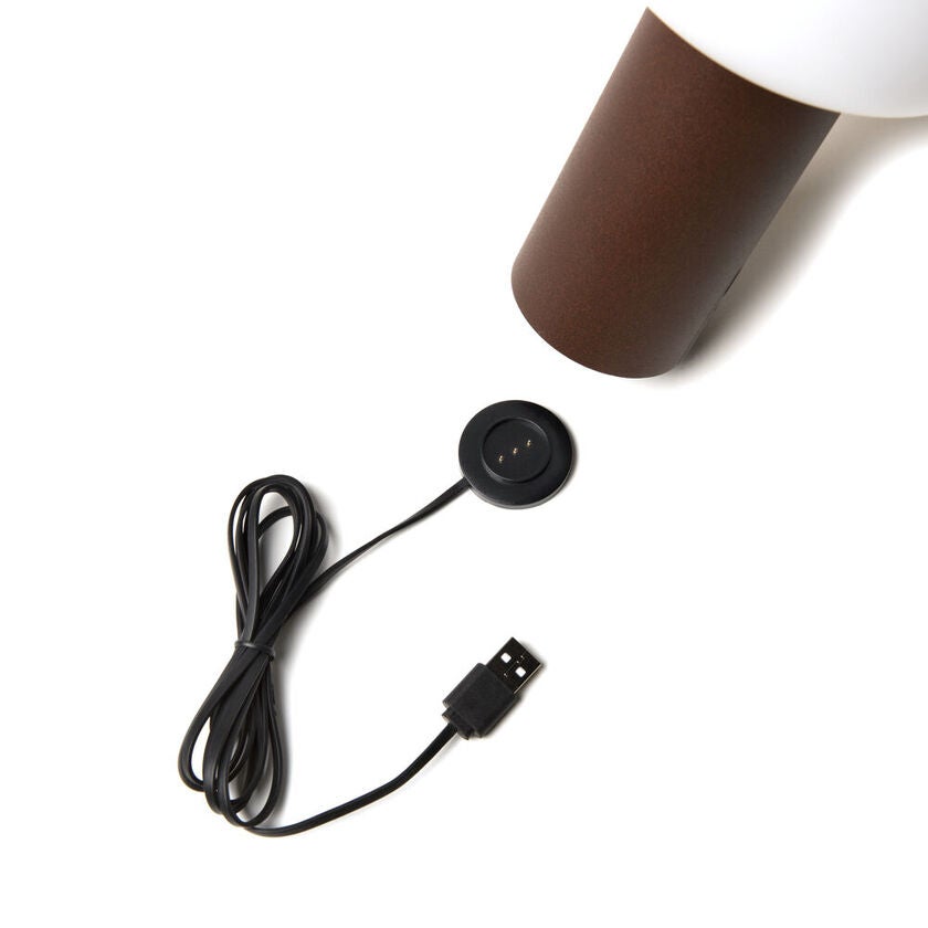 Antibes bordslampa rost USB