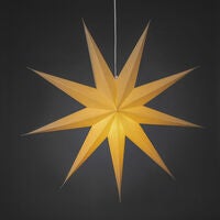 Pappersstjärna beige 115 cm
