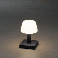 Monaco table lamp dak grey USB