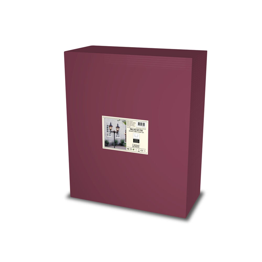 Pallas 2-arm lykta ex stolpe