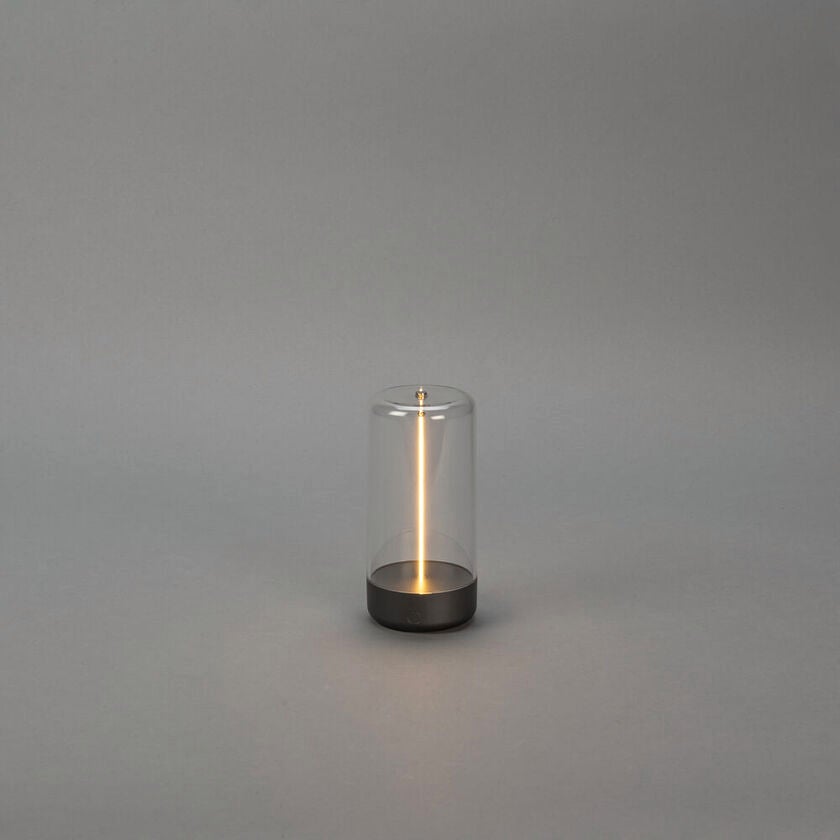 Edison XS bordslampa M.Grå USB