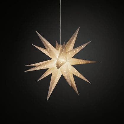 3-D Grey Paper Star 60cm LED