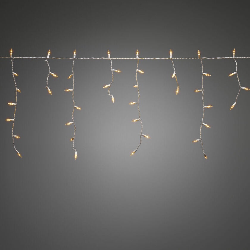 200 LED Icicle Light Set Amber