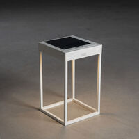 Portofino lanterna USB/sol vit