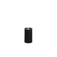 LED candle Black 12cm 2xAA