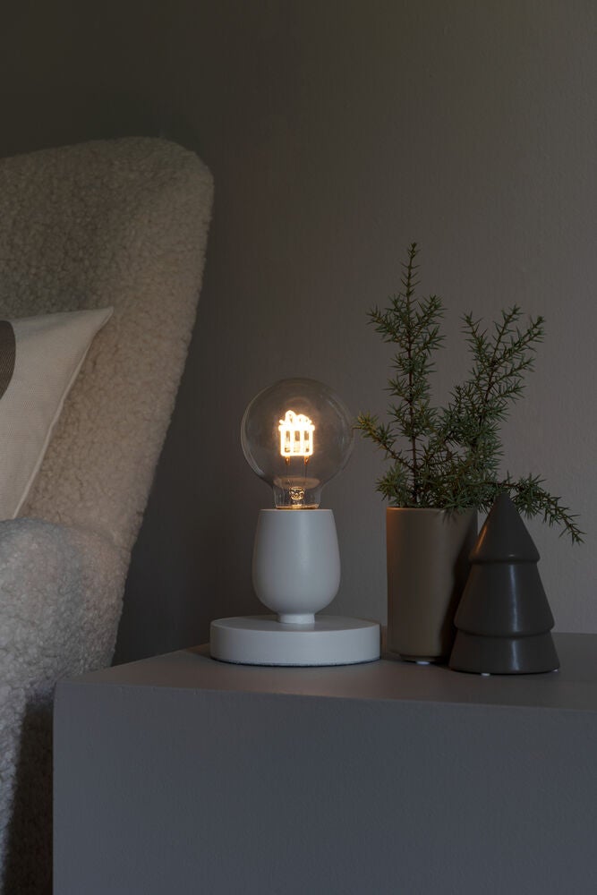 B/O Dekoration LED trä