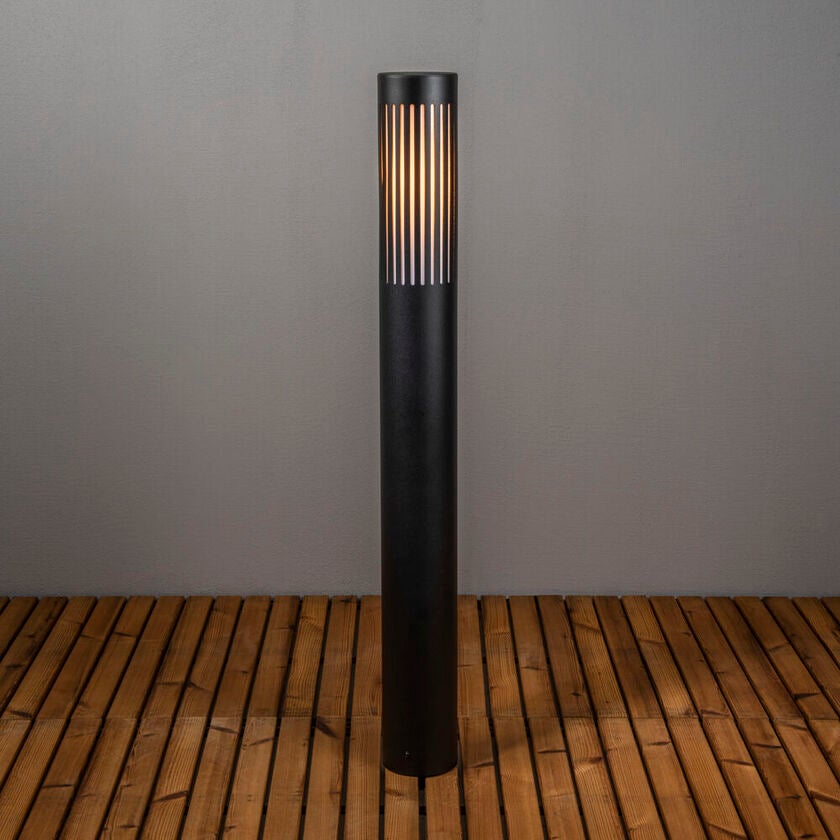 Pistoia trädgårdsstolpe Svart