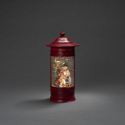 Vattenfylld lykta brevlåda