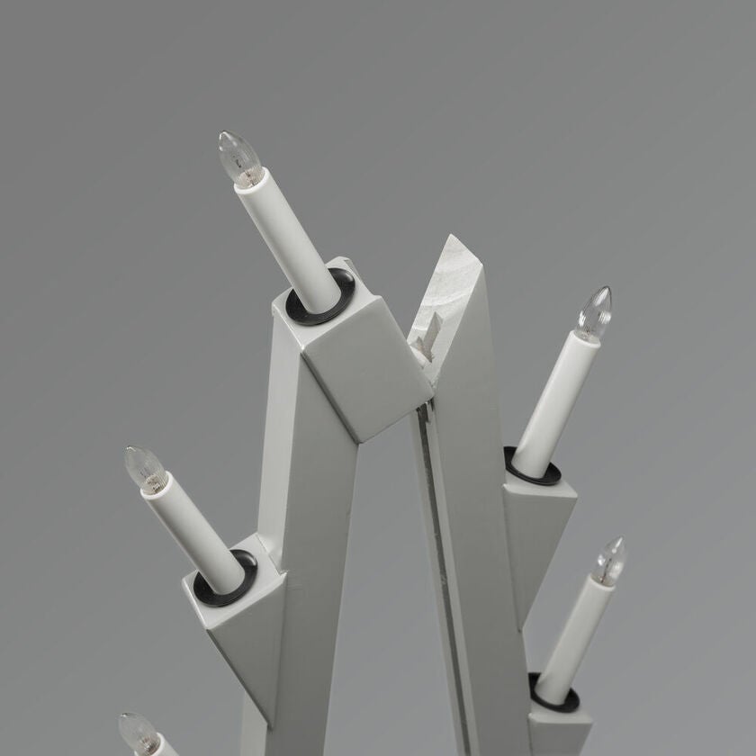 Candlestick 7 bulbs, Grey