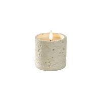 B/O cement candle light LED