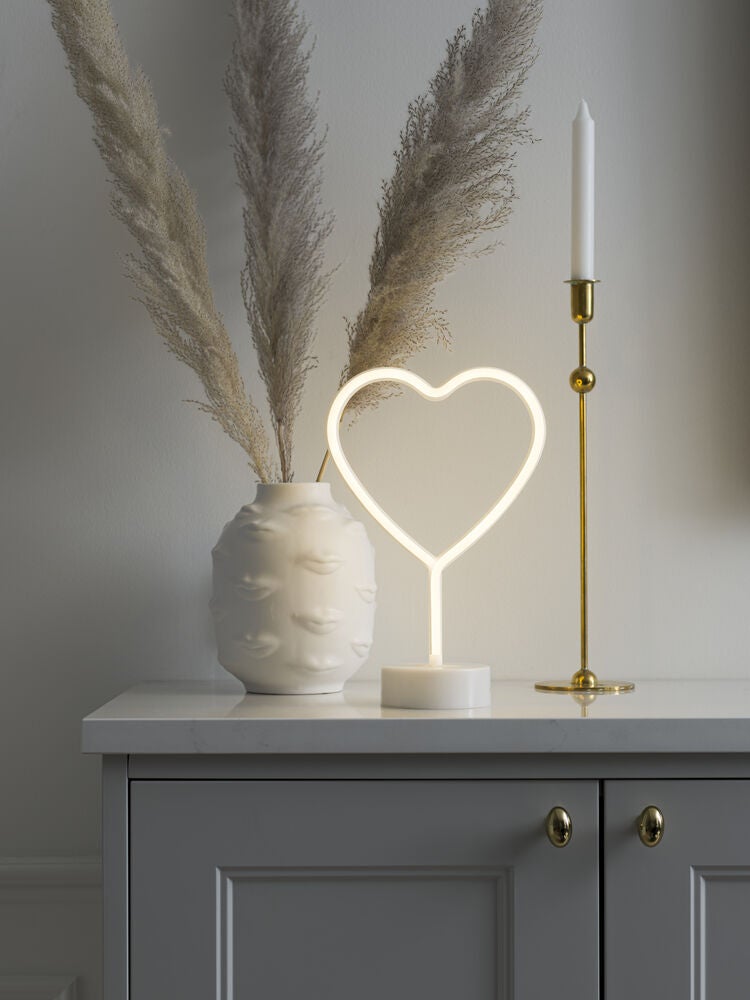 Hjärta med ljusslang LED