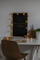 LED Dekokette, Aluminium-Draht