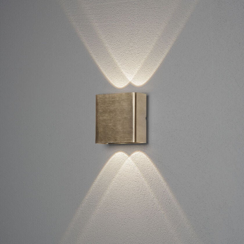 Chieri Wall 2x2 LED brass