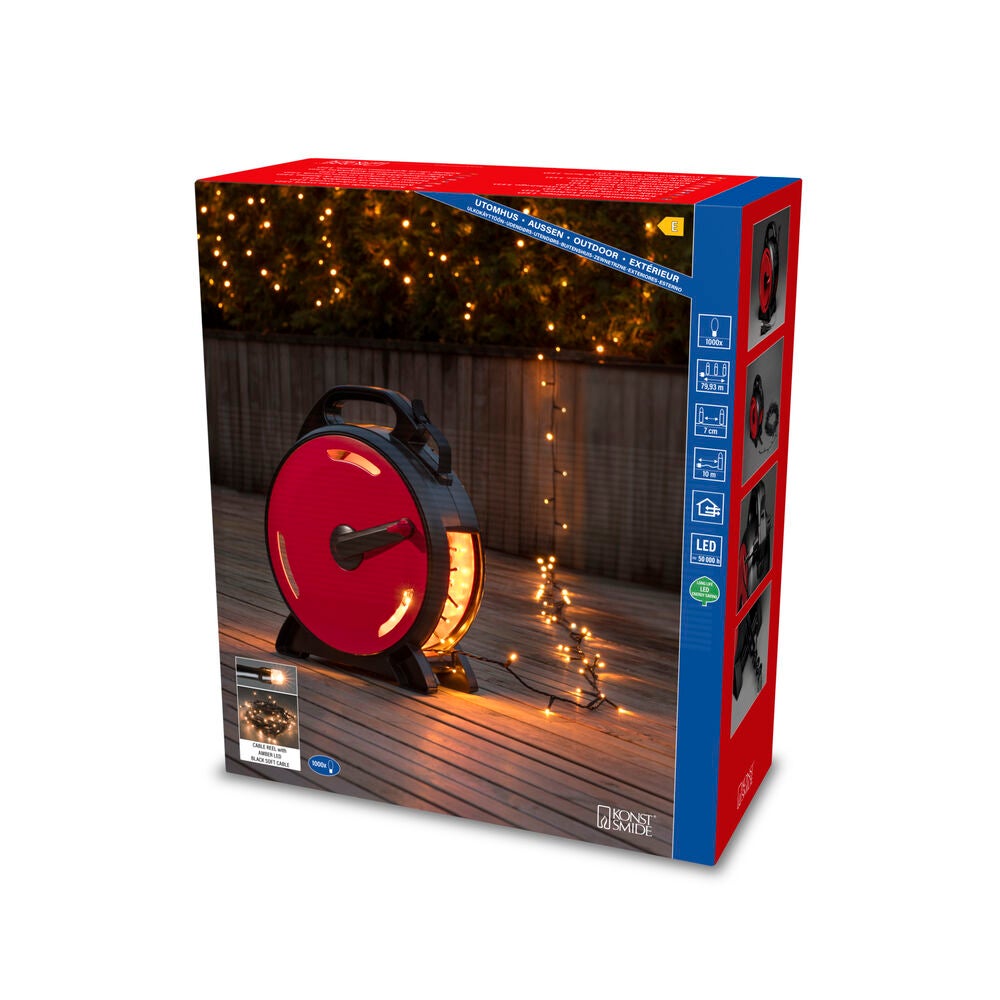 Sladdvinda, 1000 amber LED