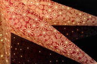 9 Point Paper Star Red/White