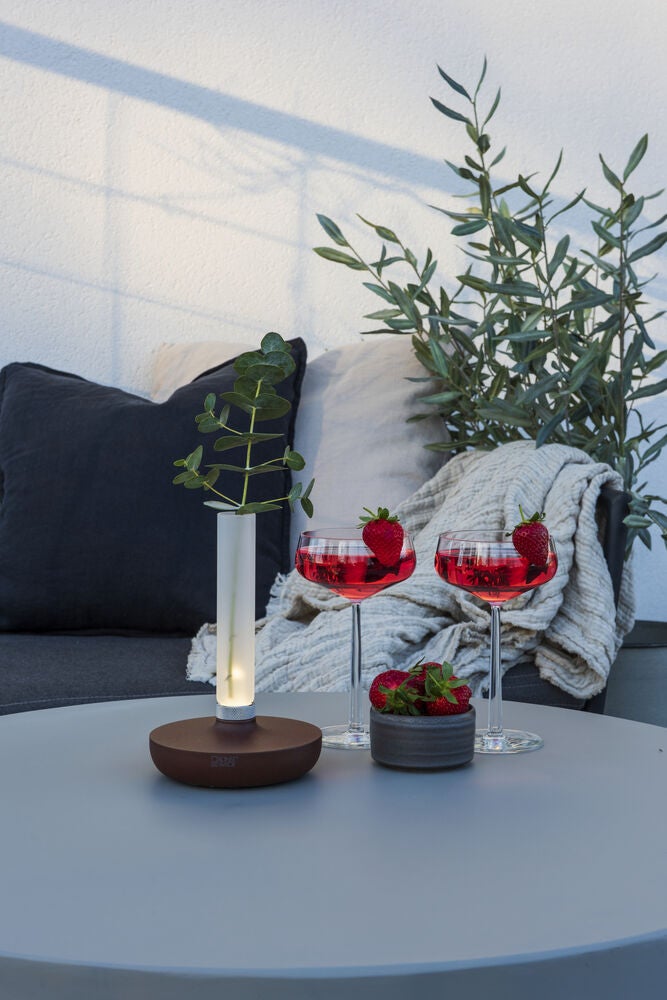 Biarritz bordslampa silver USB