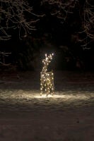 Imitation rattan raindeer LED
